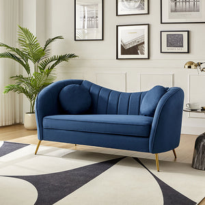 Emilio Contemporary Tufted Back Elegant and Comfortable Loveseat