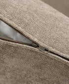 Benito 59.4" Wide End of Bed Storage Couch Bench with Two Throw Pillows