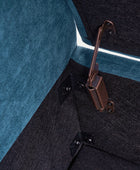 Benito 59.4" Wide End of Bed Storage Couch Bench with Two Throw Pillows