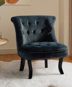 Elegantly Curved Jonnie Tufted Vanity Stool