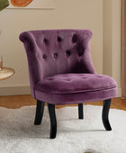 Elegantly Curved Jonnie Tufted Vanity Stool