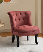 Elegantly Curved Jonnie Tufted Vanity Stool