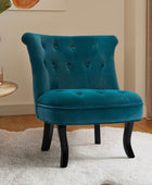 Elegantly Curved Jonnie Tufted Vanity Stool