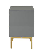 Nahuel Modern Nightstand With Two Drawers(Optional Types)