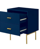 Nahuel Modern Nightstand With Two Drawers(Optional Types)