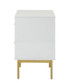 Nahuel Modern Nightstand With Two Drawers(Optional Types)