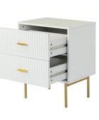 Nahuel Modern Nightstand With Two Drawers(Optional Types)