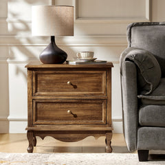 Galatea 24"Tall 2 - Drawer End Table Chest(Optional Types)