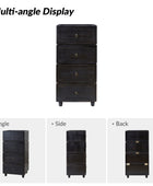 Peggie Transitional Farmhouse Combination Nightstand(Multiple Unit Options)