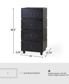 Peggie Transitional Farmhouse Combination Nightstand(Multiple Unit Options)