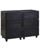 Peggie Transitional Farmhouse Combination Nightstand(Multiple Unit Options)