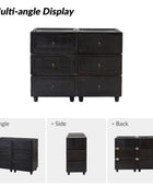 Peggie Transitional Farmhouse Combination Nightstand(Multiple Unit Options)