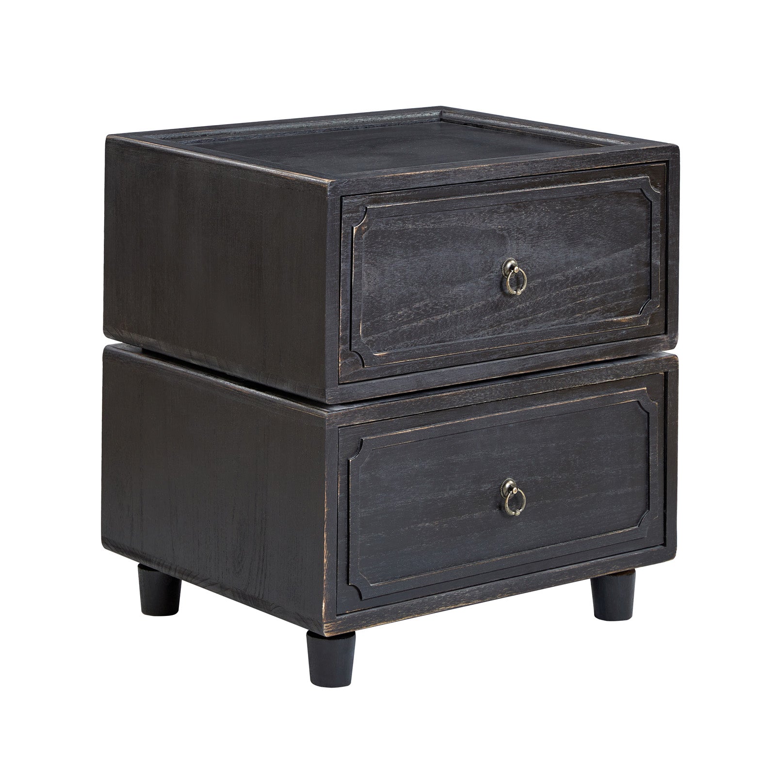 Peggie Transitional Farmhouse Combination Nightstand(Multiple Unit Options)