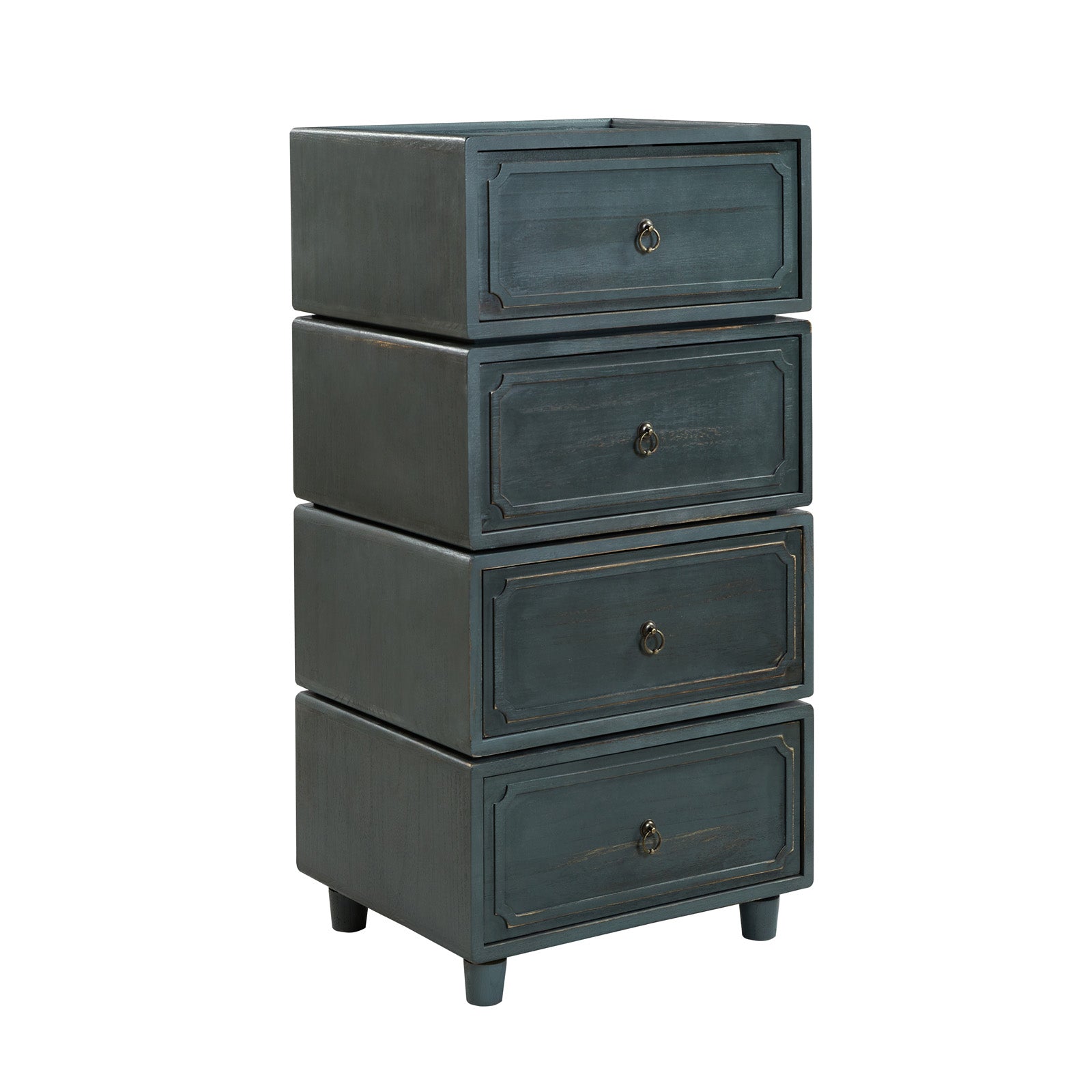 Peggie Transitional Farmhouse Combination Nightstand(Multiple Unit Options)