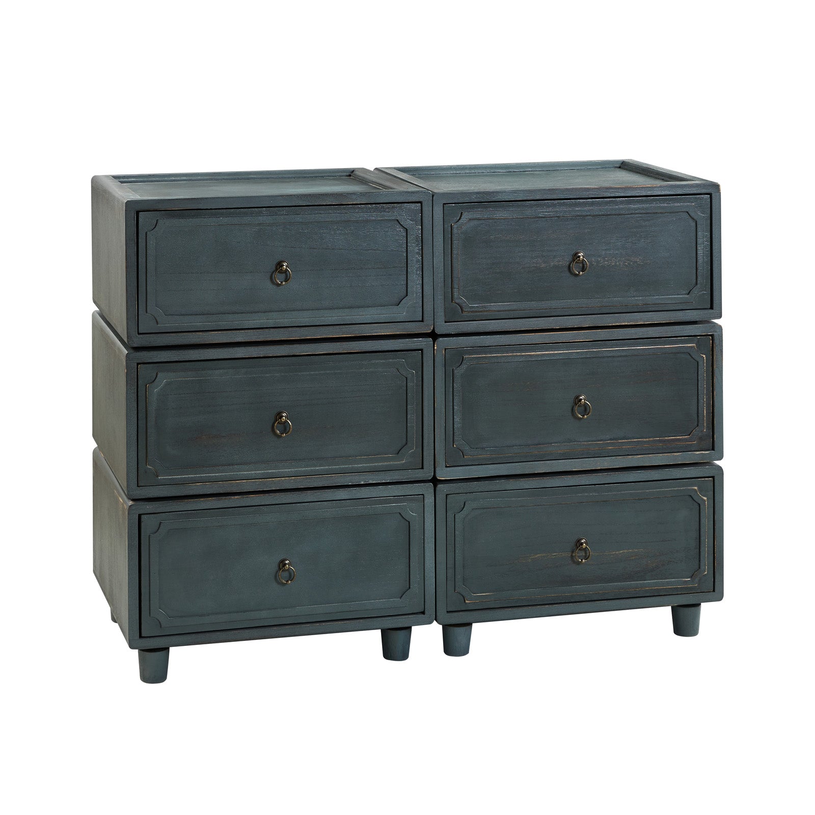 Peggie Transitional Farmhouse Combination Nightstand(Multiple Unit Options)