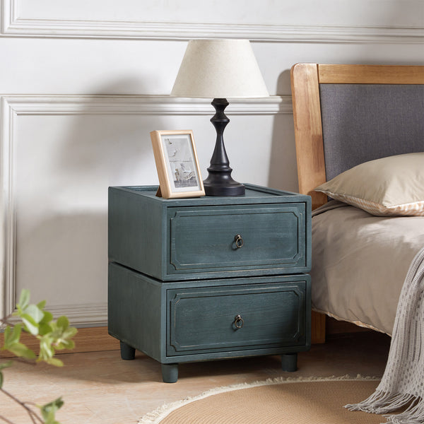 Peggie Transitional Farmhouse Combination Nightstand(Multiple Unit Options)