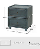 Peggie Transitional Farmhouse Combination Nightstand(Multiple Unit Options)