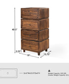 Peggie Transitional Farmhouse Combination Nightstand(Multiple Unit Options)