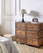 Peggie Transitional Farmhouse Combination Nightstand(Multiple Unit Options)