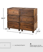 Peggie Transitional Farmhouse Combination Nightstand(Multiple Unit Options)