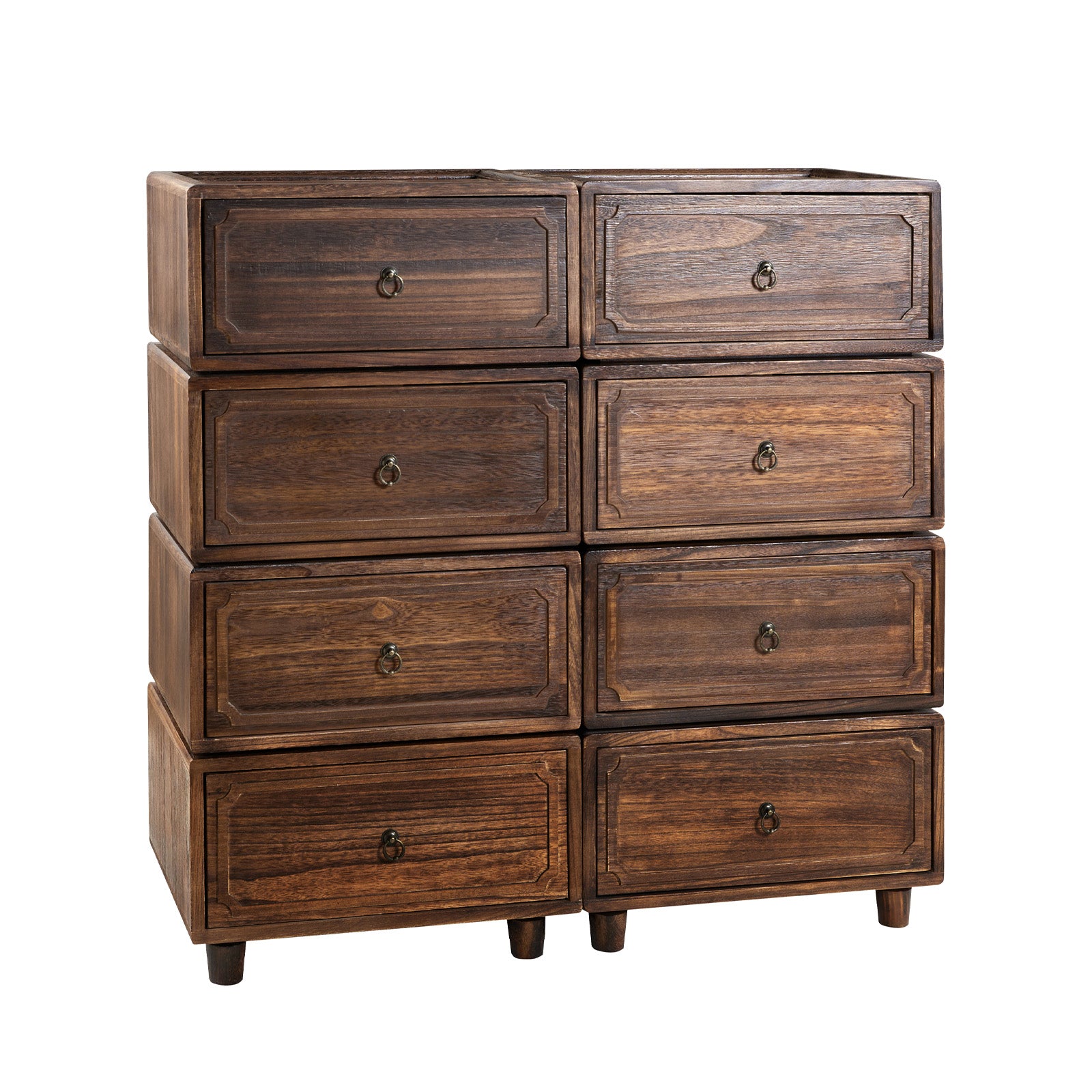 Peggie Transitional Farmhouse Combination Nightstand(Multiple Unit Options)