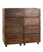 Peggie Transitional Farmhouse Combination Nightstand(Multiple Unit Options)