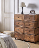 Peggie Transitional Farmhouse Combination Nightstand(Multiple Unit Options)