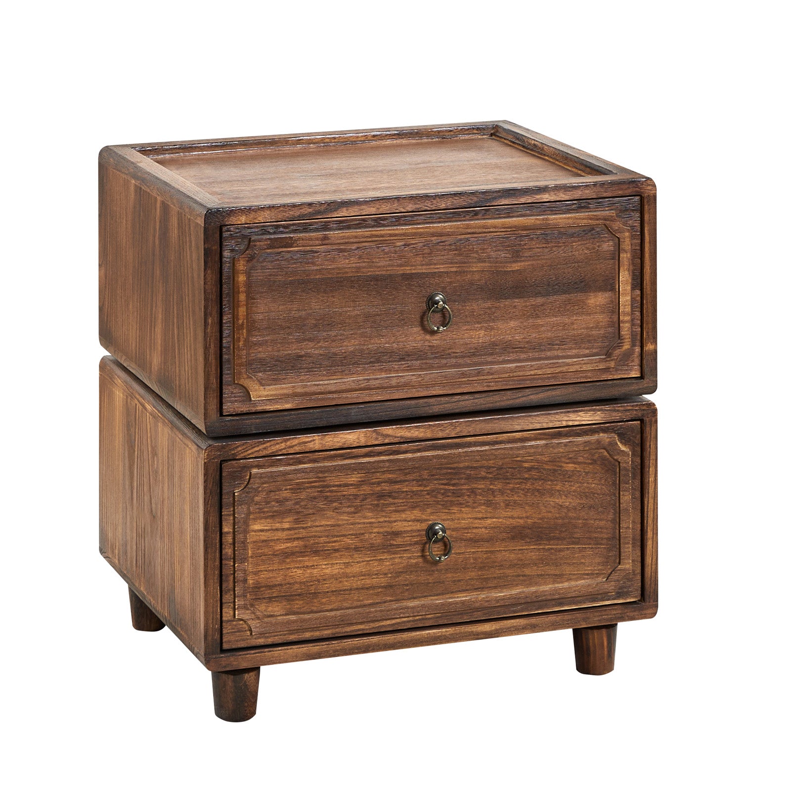 Peggie Transitional Farmhouse Combination Nightstand(Multiple Unit Options)