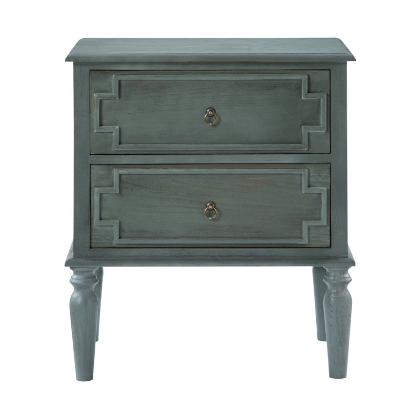 Joah 28"Tall Farmhouse 2-Drawer Nightstand with Built-in Charging