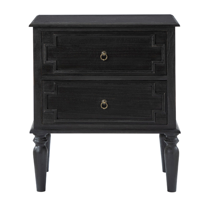 Joah 28"Tall Farmhouse 2-Drawer Nightstand with Built-in Charging