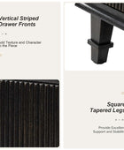 Galatea 3-Drawer Rustic Nightstand with Charging Station(Optional Types)