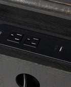 Galatea 3-Drawer Rustic Nightstand with Charging Station(Optional Types)