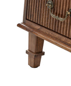 Galatea 3-Drawer Rustic Nightstand with Charging Station(Optional Types)