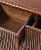 Galatea 3-Drawer Rustic Nightstand with Charging Station(Optional Types)