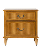 Farmhouse Solid Wood Nightstand (Optional Types)