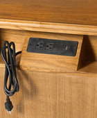 Farmhouse Solid Wood Nightstand (Optional Types)