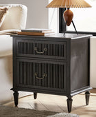 Farmhouse Solid Wood Nightstand (Optional Types)