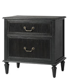 Farmhouse Solid Wood Nightstand (Optional Types)