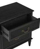 Farmhouse Solid Wood Nightstand (Optional Types)