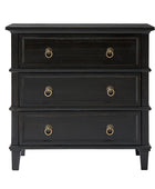 Jules Classic Solid Wood 3-Drawer Nightstand with USB Ports