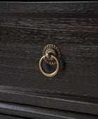 Jules Classic Solid Wood 3-Drawer Nightstand with USB Ports