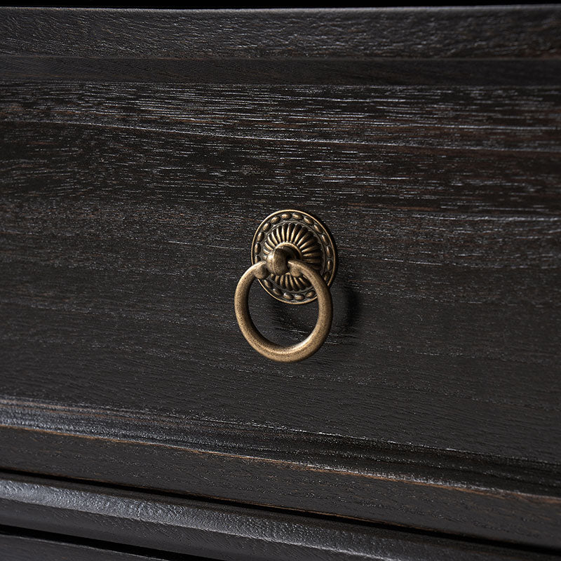 Jules Classic Solid Wood 3-Drawer Nightstand with USB Ports