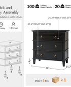 Jules Classic Solid Wood 3-Drawer Nightstand with USB Ports