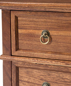 Jules Classic Solid Wood 3-Drawer Nightstand with USB Ports