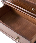 Jules Classic Solid Wood 3-Drawer Nightstand with USB Ports