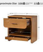 Rosalee 2 - Drawer Nightstand with Built-in Outlets