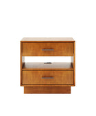 Yoel Hidden Drawer Nightstand with Built-in Outlets