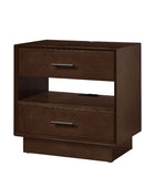 Yoel Hidden Drawer Nightstand with Built-in Outlets(Optional Types)