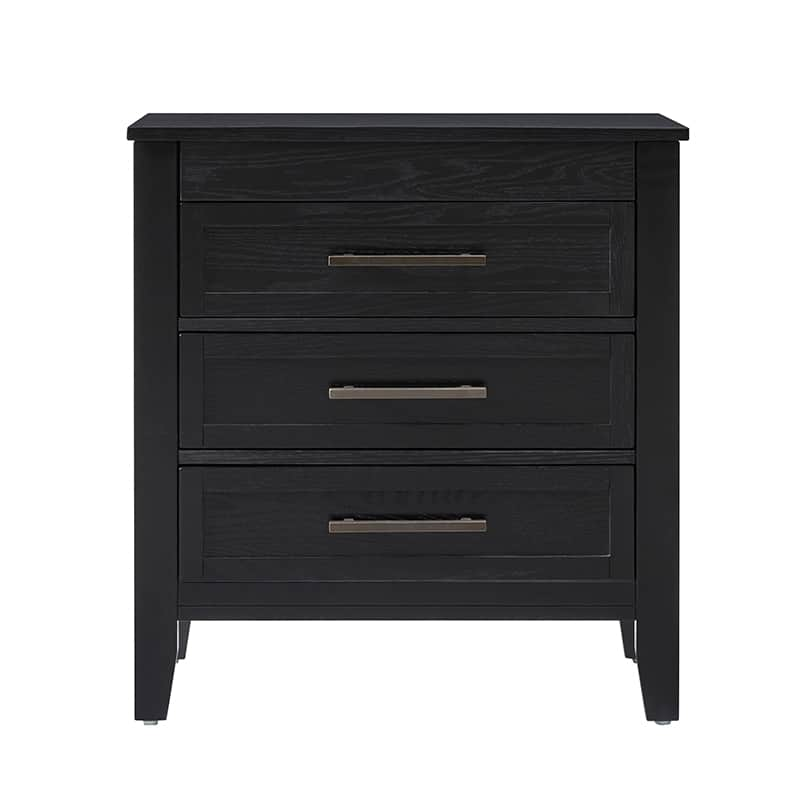 Simona 3-Drawer Nightstand with Built-In Power Outlet