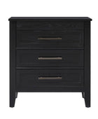 Simona 3-Drawer Nightstand with Built-In Power Outlet